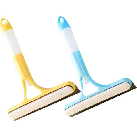 2 raclettes lave-vitres, pulvérisateur, pour vitres et douche (1/5)