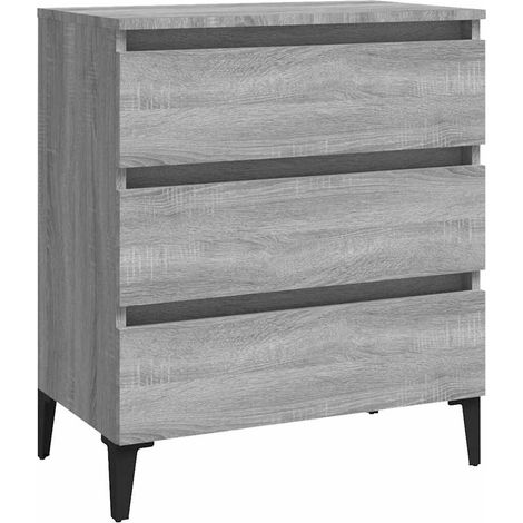 Maison Exclusive - Credenza Grigio Sonoma 60x35x69 cm in Legno Multistrato (1/5)