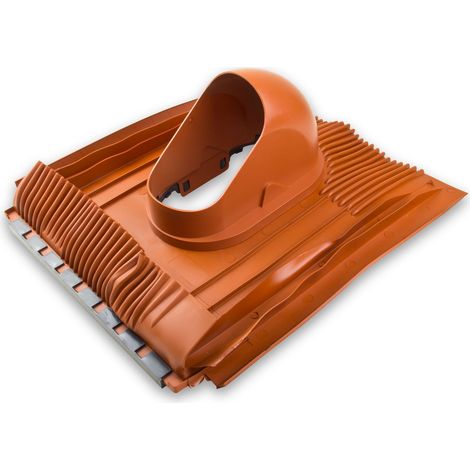 Dachentlüftung DN100 Orange Universal Grundplatte Dachdurchführung (1/5)