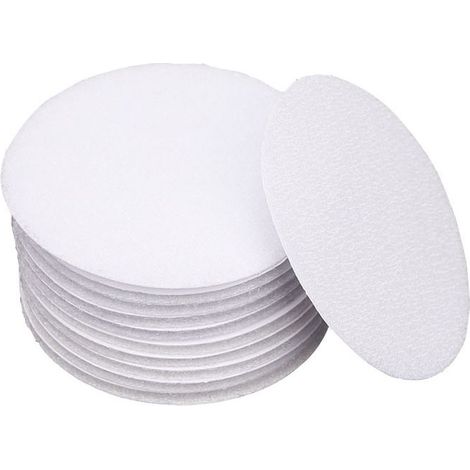 Scratch Autocollant Double Face, 20 Paire Bande Auto-Adhésif, Rectangle 6 x 4 cm, Rond 6 x 6 cm, Blanc (1/5)