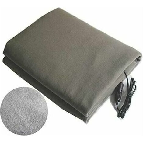 Couverture électrique chauffante 12V Fleece Winter Car Warmer Température constante Couverture électrique pour les 150, 110 (1/5)