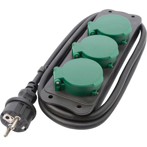 Presa multipla elettrica antispruzzo da esterno