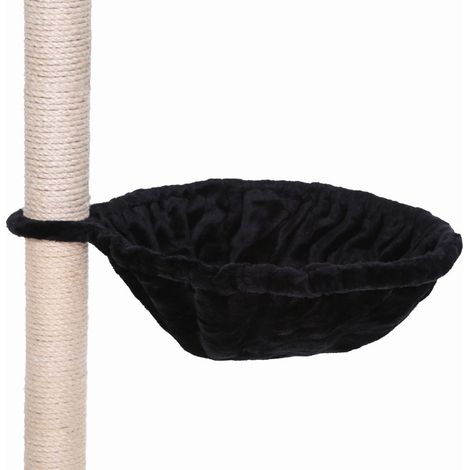 lionto Liegemulde für Kratzbäume, 40 cm Durchmesser, 15 cm Tiefe, schwarz