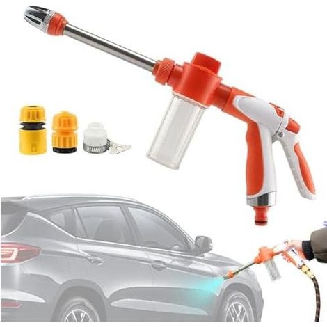 Hochdruckreiniger – inklusive mehrerer Düsen, ergonomischem Griff und Spritzpistole zur Fahrzeugwäsche mit Wasser. Geeignet zum Waschen und Reinigen von Lkw.