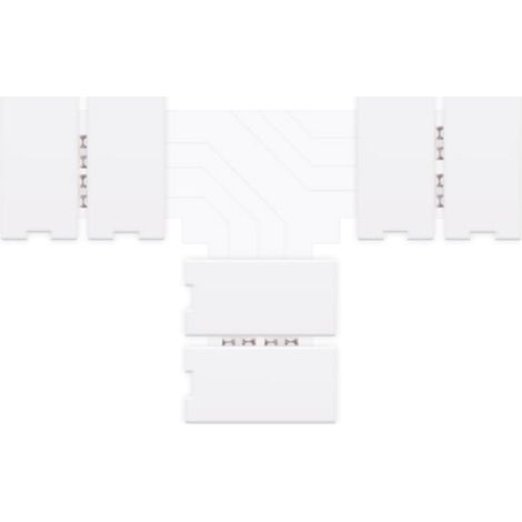 IluminaShop - Conector Rapido Tipo T Tira LED RGB SMD5050 12/24VDC (1/3)