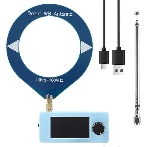 SI4732 mini récepteur radio 2 Type antenne 10KHz-180MHz 1.9 pouces écran Shortwave radio FM/AM/LSB/USB SI4732 radio (1/5)