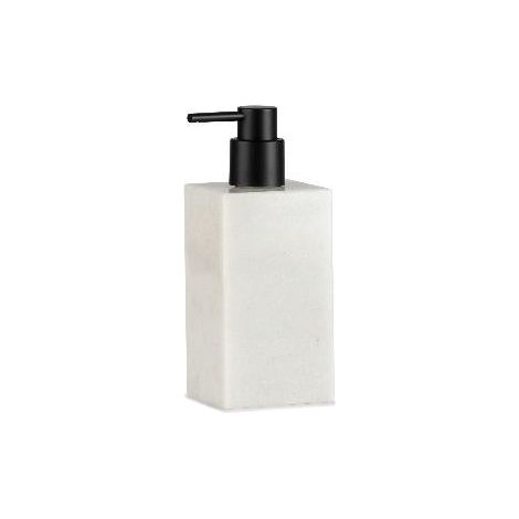 ANDREA HOUSE BA71164 Dispensador Cdo.Marmol Bl/Ng.7X7X18 - ref: BA71164