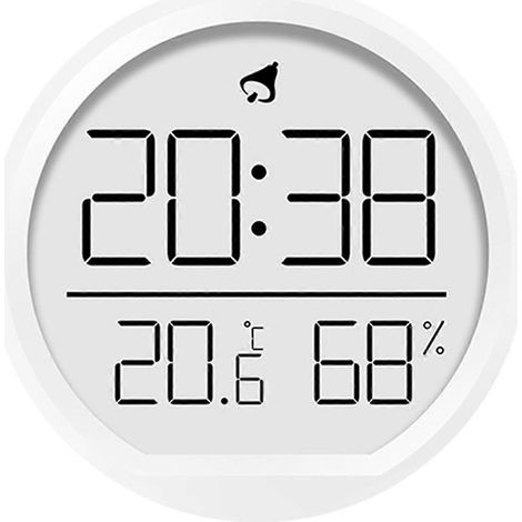 Horloge murale numérique LED avec affichage de la température, de l'humidité et de la date (électronique B) (1/5)