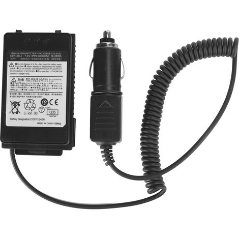Adaptateur d'alimentation véhicule pour radio YAESU FT70DR/FT70DS, annuleur de batterie (1/5)
