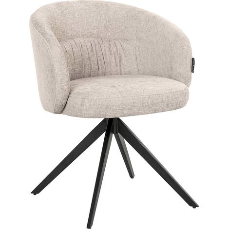 Chaise pivotante Olivia design naturel - Beige naturel (1/5)