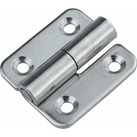 Paquet de 6 charnières amovibles 1.5 petites charnières de drapeau à joint coulissant charnières de porte amovibles en acier inoxydable 304 main droite (1/5)