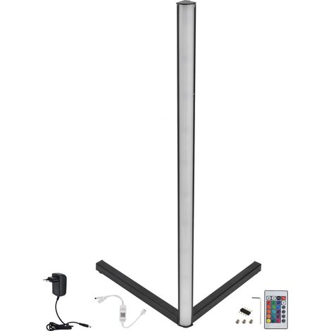 Luminaire d'angle LED 6m, 16 couleurs, télécommande, variateur d'intensité, pour chambre salon, 100‑240V prise UE (1/5)