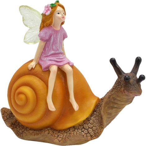 Figurines décoratives d'escargots - Décoration de jardin - Statue de fée et (1/5)