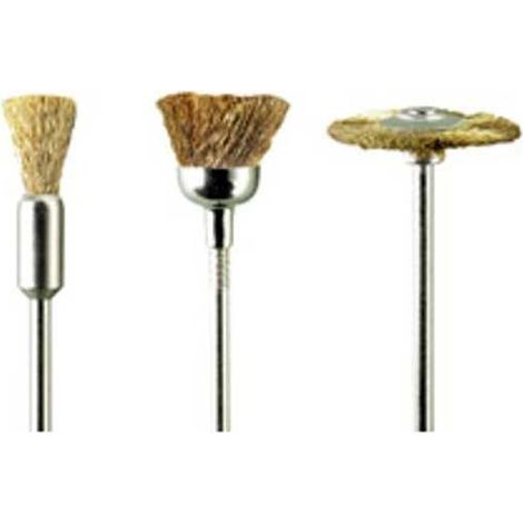 3 SPAZZOLE OTTONE ASSORTITE