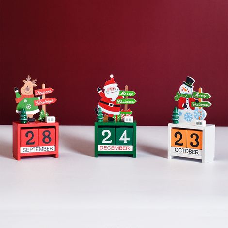 Calendrier de l'Avent en bois, compte à rebours, décoration murale, panneau de bienvenue pour la porte d'entrée, Joyeux Noël, décoration pour enfants, famille et amis, cadeau, décoration rustique pour (1/5)