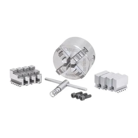 Fervi M076A/100 Mandrino di precisione autocentrante per tornio 4+4+4 griffe