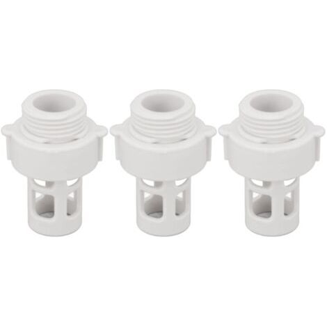 3-teiliger Poolschlauch-Ablassstopfen-Anschluss, Poolschlauch-Adapter, Wasserablassschraube für runde Pools Intex 10184, 25 mm Gewinde