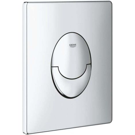 Plaque de Commande Wc. Compatible avec Grohe Skate Air – Bouton de commande. chrome 38505000 (1/3)