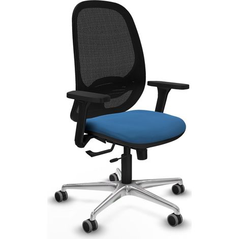 Chaise de bureau piqueras y crespo Cilanco noir mousse haute densité (1/2)