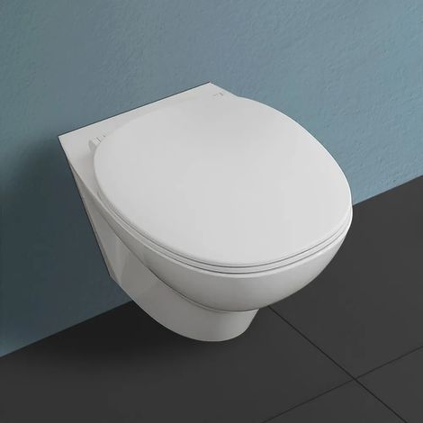 Wc sospeso Rimless serie Morning in ceramica con scarico a parete (1/5)