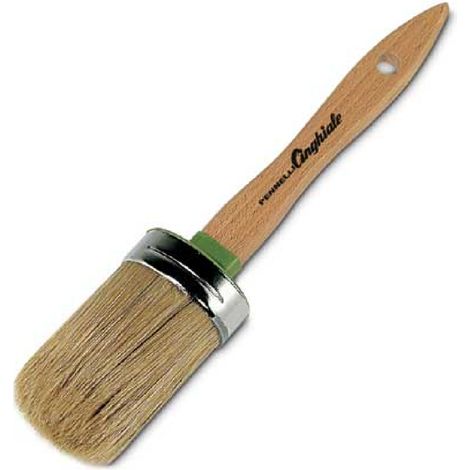 Pennello ovalino "S.470" in pura setola bionda -n.1 / 12 pezzi