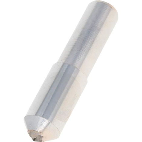 Commode Diamant pour Meule Aiguiser, Dresseur de Meule Diamant Argenté Outil de Meulage pour Disque Poncage Beton, Retire Debris, Restaure Performance, Usage Blanc et Brun Corindon