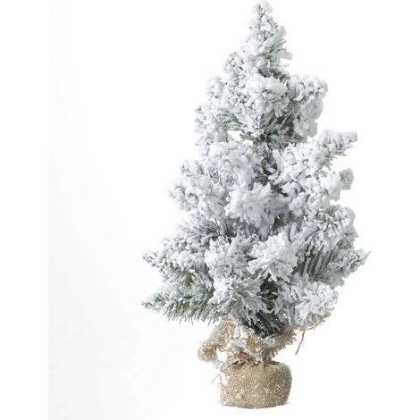 Sapin artificiel floqué neige - 50 cm - Blooming - Livraison gratuite (1/2)
