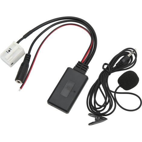 Câble Bluetooth Aux avec Microphone pour Mercedes Classe A W169 B W245 C W203 CLK W209, Kit Mains Libres Audio Voiture, Adaptateur Filaire USB (1/5)