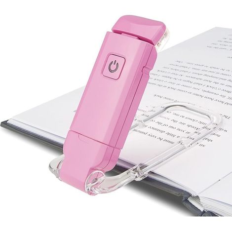 Lampe de Lecture pour Livre Lampe Liseuse Rechargeable USB 3 Réglages de Luminosité pour la Protection des yeux, Flexible Lampe Pince pour Lire au Lit pour Lire au Lit, eReaders,Voyage (1/4)