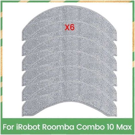 Lingettes de nettoyage pour aspirateur iRobot Roomba Combo 10 Max (lot de 6) - Accessoires de nettoyage efficaces pour la maison (1/5)