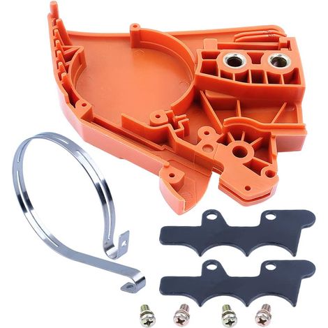 Kit de couvercle de bande de frein de chaîne, pour pièces de tronçonneuse Husqvarna 136 137 141 142, 530 05 48 02, 530 05 22 32. (1/5)