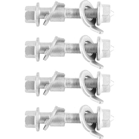 4 boulons de carrossage pour voiture, outil de réglage d'alignement des 4 roues, dureté 12.9, diamètre 14.2 mm (1/5)
