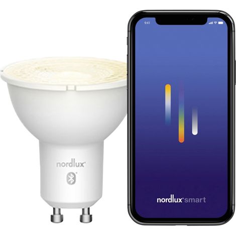 Nordlux 2170151001 LED CEE F (A - G) GU10 commandé par appli mobile, à intensité variable 1 pc(s)