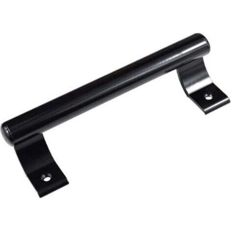 pc 200mm aluminum alloy door handle (black) sliding balcony glass door handle bathroom cabinet door handle warehouse door handle modern metal handle (1/4)