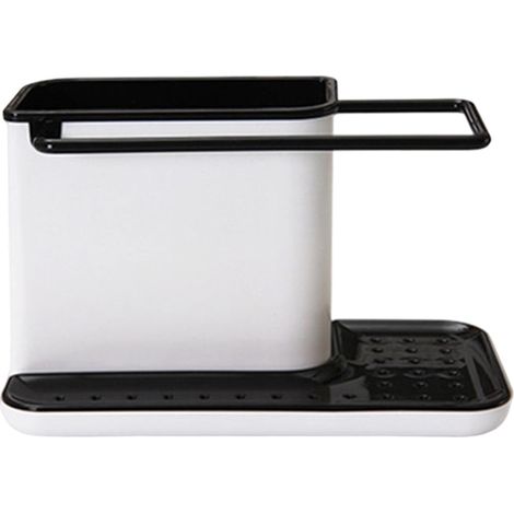 1 égouttoir, compact 21,5x12x13,5 cm, système d'évacuation, robuste, pour cuisine (1/5)