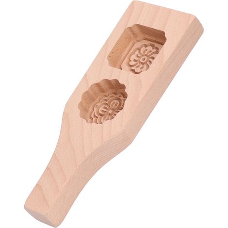 Mooncake Mold Tool, Durable Mooncake Mold for Home Baking Enthusiasts (【38948】 65 Grams 2 Hole Square Circle, Blue) (1/5)