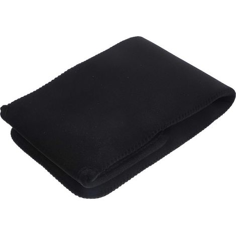 Sac de rangement portable pour lisseur à cheveux noir, pratique pour les voyages. (1/5)
