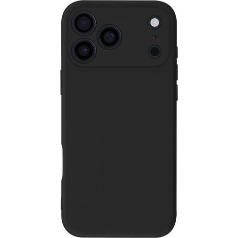 Coque pour iPhone 17 Pro Max Soft-Touch en Silicone Série Fast Cover Noir