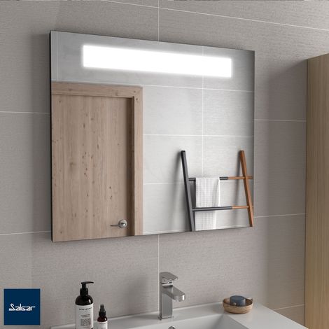Salger Spiegel ALCOR 900 mit Led-Leuchte und Anti-Beschlag 900 x 700 mm (1/3)