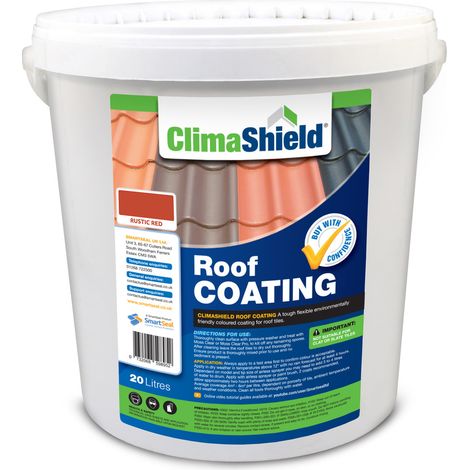 Roof Coating (Climashield) - Rustic Red - 20 Litre