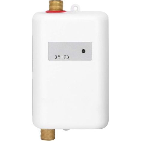 Chauffe-Eau Electrique 220V 3400W Chauffe-Eau Instantané Convient pour convertir de l'Eau Froide en Eau Chaude Température de Débit d'Eau Réglable pour Cuisine Salle de Bain(Blanc) - RWChauffe-eau ins (1/5)