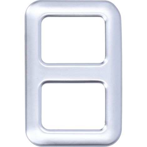 Plaque arrière de hayon remorque cadre ABS garniture argent compatible Land Rover Defender 2020‑2021 (1/5)