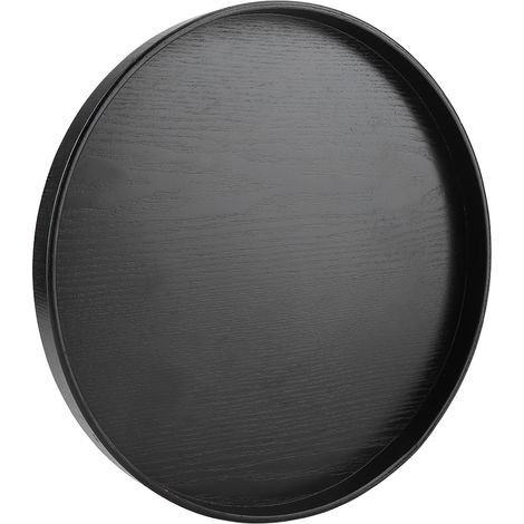 Rundes Serviertablett aus Naturholz, 33 cm (1/5)