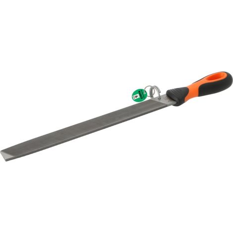 Bahco ERGO Mühlsägefeile mit zwei flachen Kanten und Sicherheitsring, 1 x 415 mm