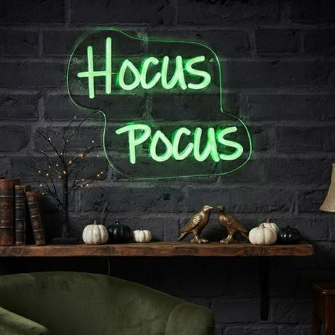 Halloween Hocus Pocus Neon Wall Sign (1/2)