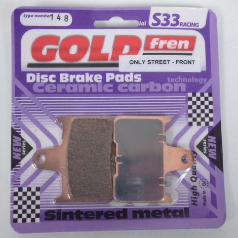 Plaquette de frein Gold Fren pour Moto Kawasaki 1400 Gtr Abs 2015 (1/2)