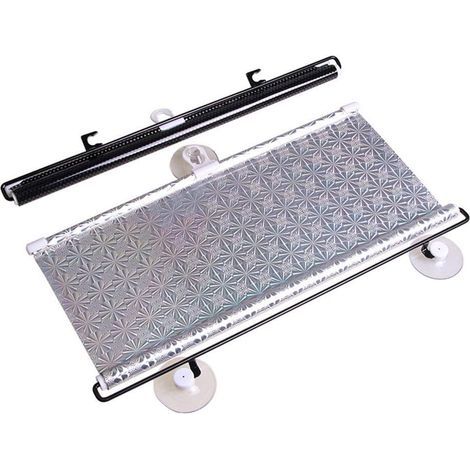 Rideau Thermique Pour Vitres Automobiles - Enrouleur Automatique - Pare-Soleil Voiture - Pour Pare-Brise Lunette Arrière Vitres Latérales - 1 Pièce (1/5)