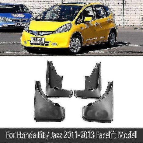 Lot de 4 bavettes arrière pour Honda Fit Jazz 2009-2013 (modèles restylés) - Protection anti-éclaboussures et bavettes de protection incluses (1/5)