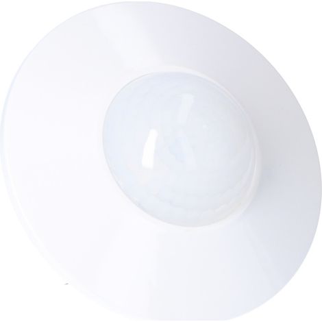 PIR-Bewegungsmelder DR-08 - 360°, Un=230V AC, P=1000W, Decken- und Unterputzmontage FI60, weiß (1/4)