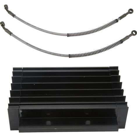 Motorölkühler mit Schlauch und Schraubensatz, hohe Leistung für 110-150 cm³ Motocross-Motorräder, Quads und ATVs (1/5)